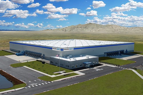 rendering of new parts distribution center in Las Vegas, Nevada