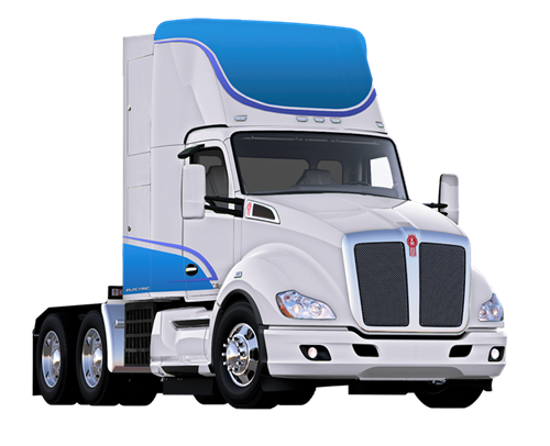 Hydrogen Fuel Cell Electric Kenworth T680 Truck