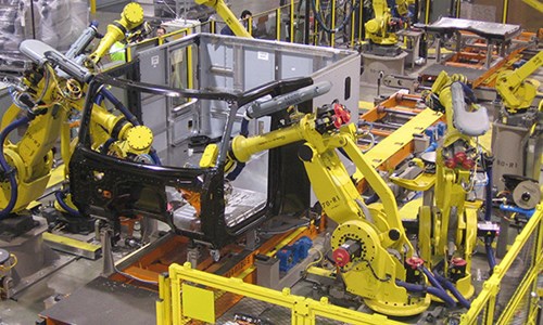 Peterbilt’s Denton, Texas Factory Robotic Cab Assembly Equipment