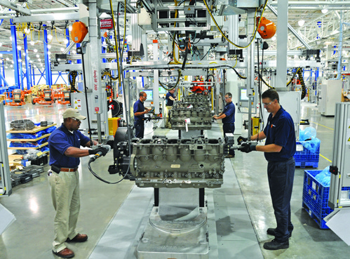 PACCAR Engine Factory in Columbus, Mississippi