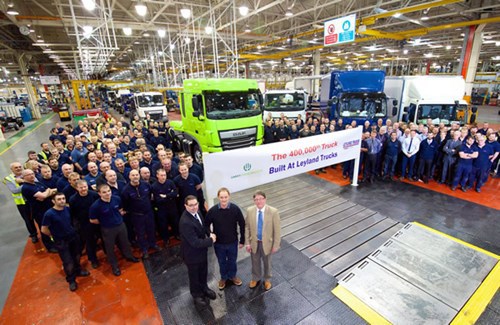 DAF Produces its 400,000th truck at its Leyland, U.K. Facility